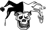 The ApocaDocs Logo: the Deaths-head Jester